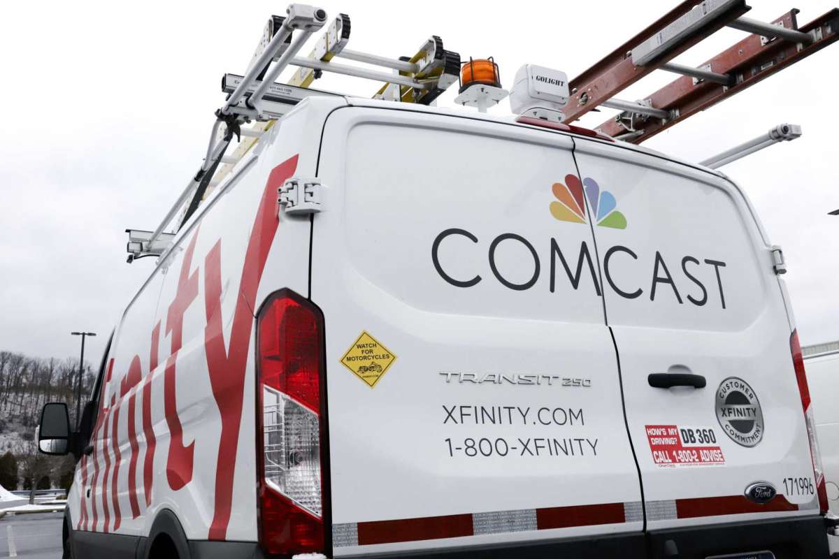 An Comcast Xfinity technician van