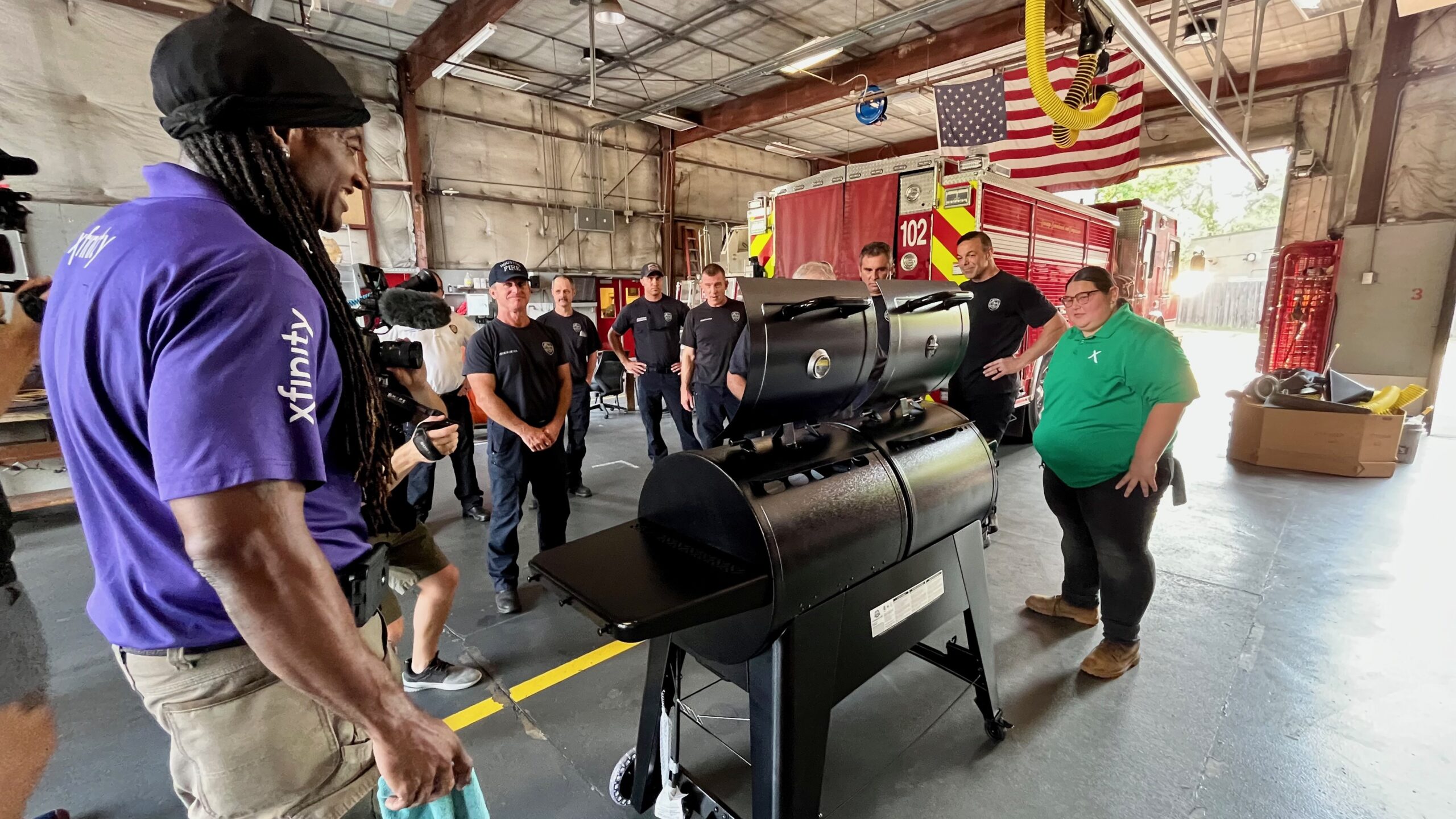 Surprise Squad Visits Kingwood Firefighters