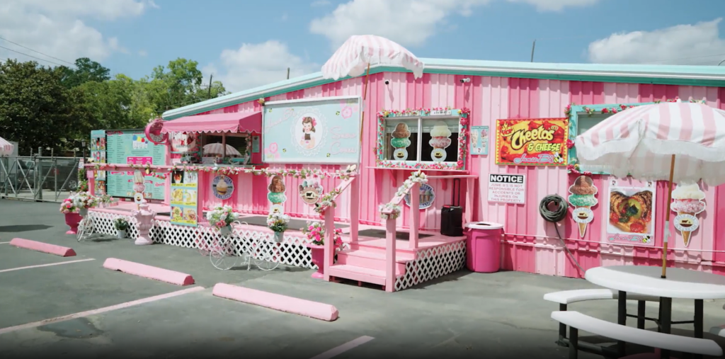 Exterior of Junie B’s Snow Cones