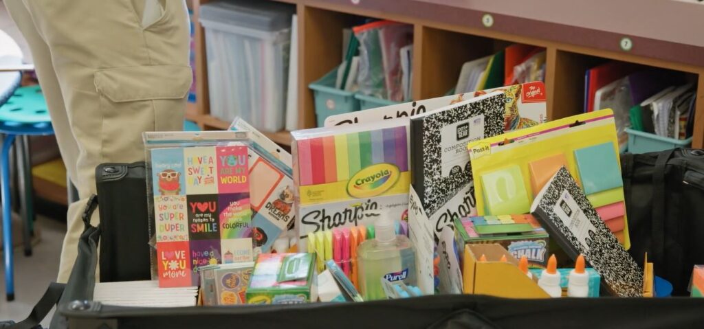 School supplies for Coovert's class