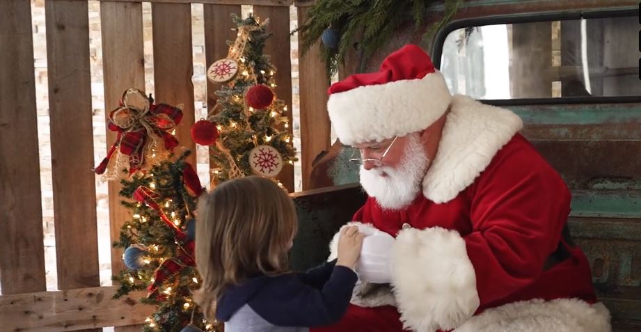 Santa at Magnolia Town Takeover